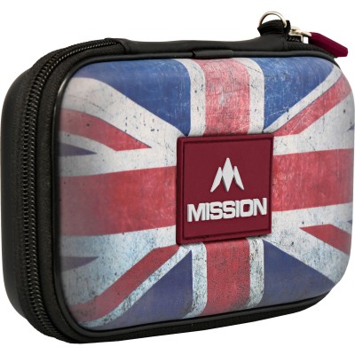 Mission Freedom XL Darts Case - Strong Protection - Vintage Union Jack Design 