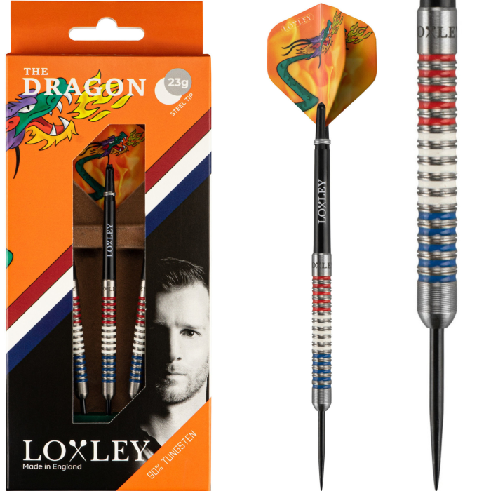 LOXLEY Dragon Steel Tip Darts 19g, 21g, 23g, 25g